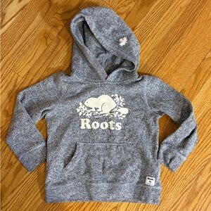 Roots 5T salt and pepper hoodie sweatshirt